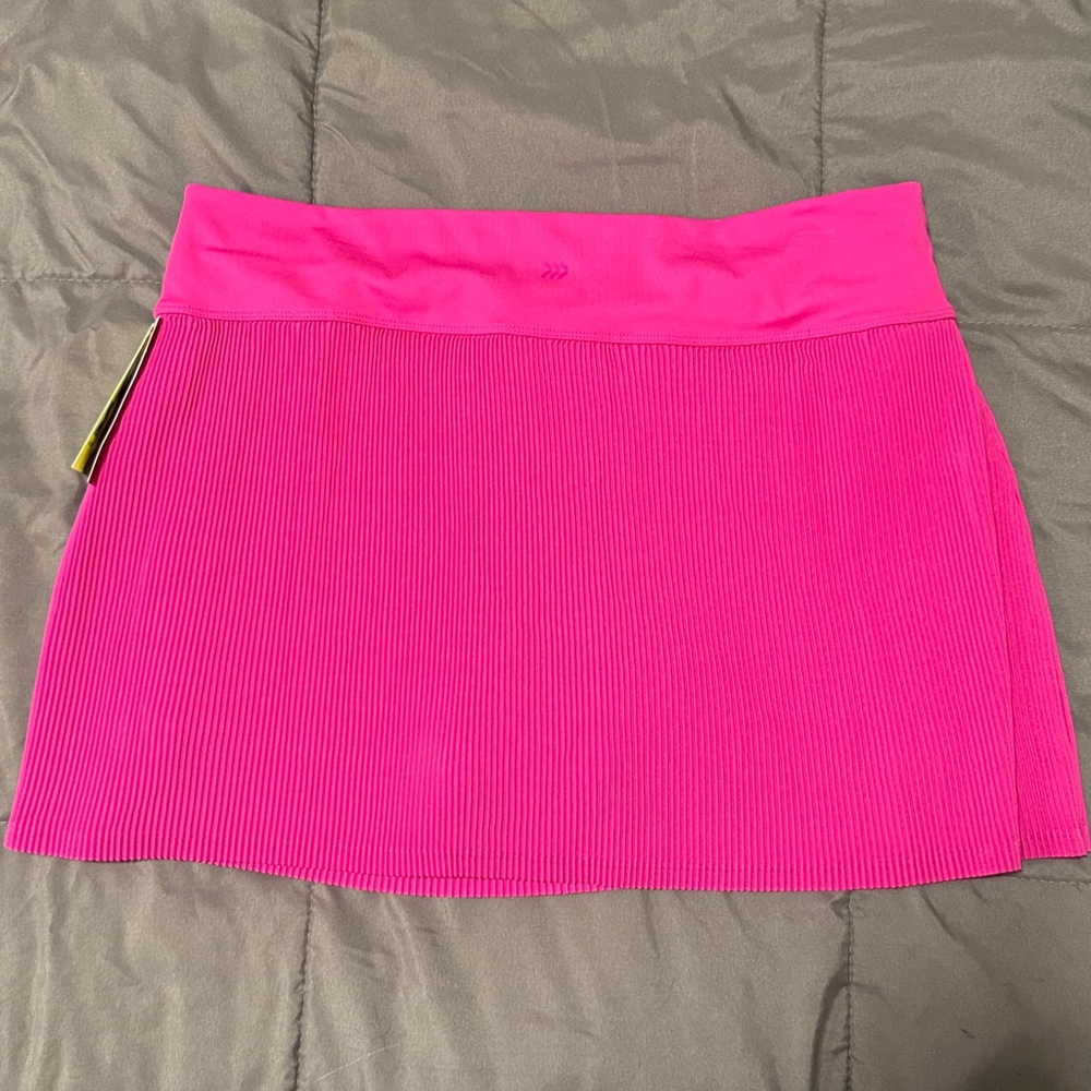 NWT All in Motion Fuchsia Pleated Skort - Picture 4 of 5